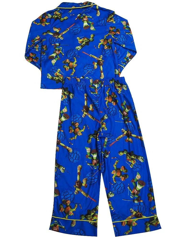 Teenage Mutant Ninja Turtles Boys Long Sleeve Sleepwear Pajama Set, 38269